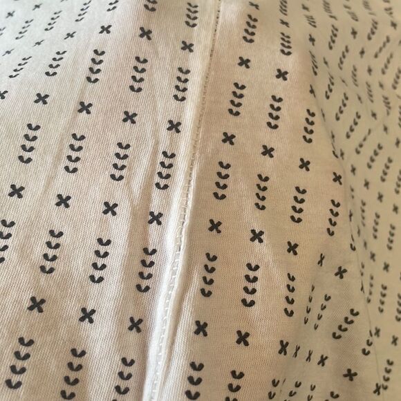 Rag & Bone Jeans Tissue Weight White Printed T-Shirt sz XS - Picture 8 of 15